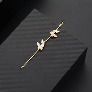 イヤーラップピアス 耳ラップ ラップクローラーフックピアス イヤーフックピアス レディース 女性 アクセサリー ロゴ 英字 文字 ヘビ 雪 蝶 バタフライ ファティマの手 ラインストーン ゴールドカラー シルバーカラー 華やか おしゃれ かわいい きれい キュート エレガント プレゼント ギフト