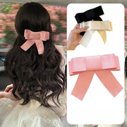 ヘアクリップ 単品 1個 レディース 女性 女子 女の子 ヘアアクセサリー くちばしクリップ 大きめ リボン 髪飾り 髪留め まとめ髪 おしゃれ フェミニン ガーリー 上品 きれいめ お出かけ デイリー 発表会 お呼ばれ パーティー 通勤 通学