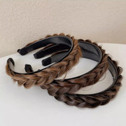 カチューシャ 三つ編み 編み込み風 レディース 女性用 ヘアアクセサリー 髪飾り 髪留め ツイスト ヘアアレンジ かわいい おしゃれ