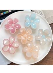 バンスクリップ ヘアクリップ レディース ヘアアクセサリー 髪留め 髪飾り 花 フラワー 大きめ 可愛い まとめ髪 ヘアアレンジ
