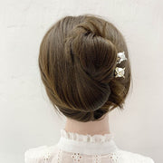 かんざし 簪 レディース ヘアアクセサリー 髪飾り 髪留め ヘアピン Uピン U字コーム パール調 和装 着物 浴衣 夜会巻き 上品 おしゃれ かわいい アップスタイル ヘアアレンジ