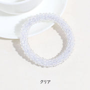 ヘアゴム 単品 ヘアアクセアリー レディース ビーズ ヘアタイ まとめ髪 ハーフアップ ポニーテール ヘアアレンジ キラキラ シンプル 上品 おしゃれ グリーン クリア カーキ