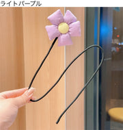おだんごメーカー シニヨンワイヤー 子供 ガールズ 女の子 ヘアアクセサリー 髪飾り お団子メーカー フラワー お花 ヘアアレンジ くるくる 巻き付ける 簡単 便利 アップスタイル お出かけ デイリー ファッション小物