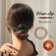 ヘアクリップ ヘアリング 髪留め 髪飾り ヘアアクセサリー レディース 女性 ヘアアレンジ まとめ髪 シンプル おしゃれ かわいい ファッション小物