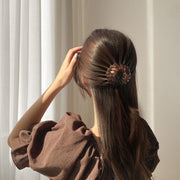 ヘアクリップ ヘアリング 髪留め 髪飾り ヘアアクセサリー レディース 女性 ヘアアレンジ まとめ髪 シンプル おしゃれ かわいい ファッション小物
