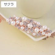 バレッタ ヘアアクセサリー レディース 女性用 髪飾り 髪留め まとめ髪 ヘアアレンジ フェイクパール ラインストーン フラワー 花 チョウ おしゃれ かわいい 結婚式 入学式 卒業式 セレモニー パーティー 発表会 お出かけ フェミニン エレガント 上品 婦人用 ファッション小物
