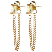 ピアス スタッドピアス ロングピアス チェーンピアス バックキャッチ レディース 女性 アクセサリー 揺れる ラインストーン キラキラ シンプル 上品 きれいめ お洒落 おしゃれ かわいい 普段使い パーティ お出かけ 耳飾り ギフト プレゼント 婦人用