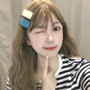 ヘアクリップ 10色セット 髪留め レディース 女性用 ヘアアクセサリー オーバル 楕円 ドロップ スクエア くすみカラー ヘアアレンジ おしゃれ かわいい 普段使い デイリー お出かけ用 ギフト プレゼント