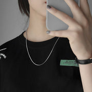 ネックレス スネークチェーン メンズ レディース 男女兼用 金属製 アクセサリー 首飾り シンプル ヒップホップ ストリート系