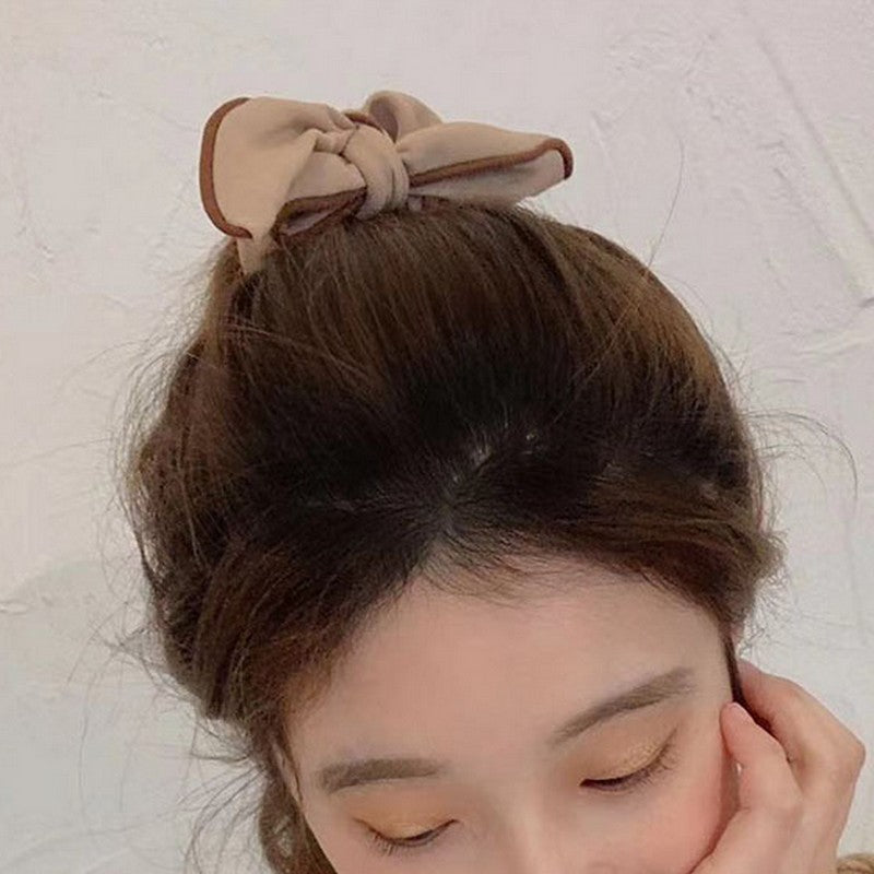 リボンシュシュ ヘアゴム 髪留め レディース 女性用 ヘアアクセサリー 商品画像2