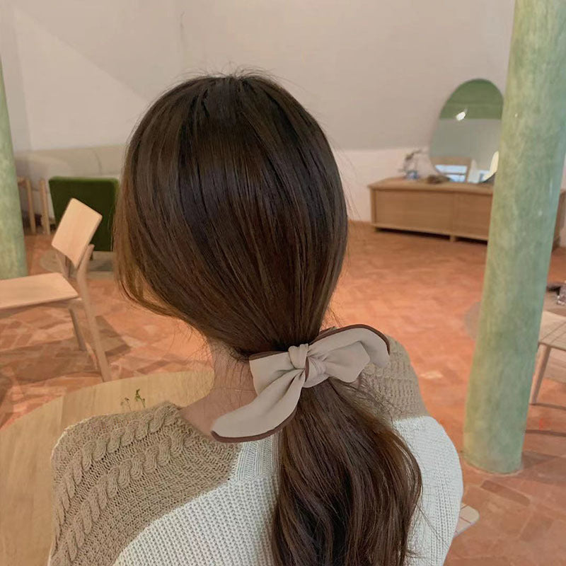 リボンシュシュ ヘアゴム 髪留め レディース 女性用 ヘアアクセサリー 商品画像3
