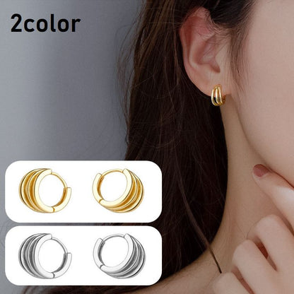 ピアス フープピアス レディース 女性用 アクセサリー 3連 商品画像