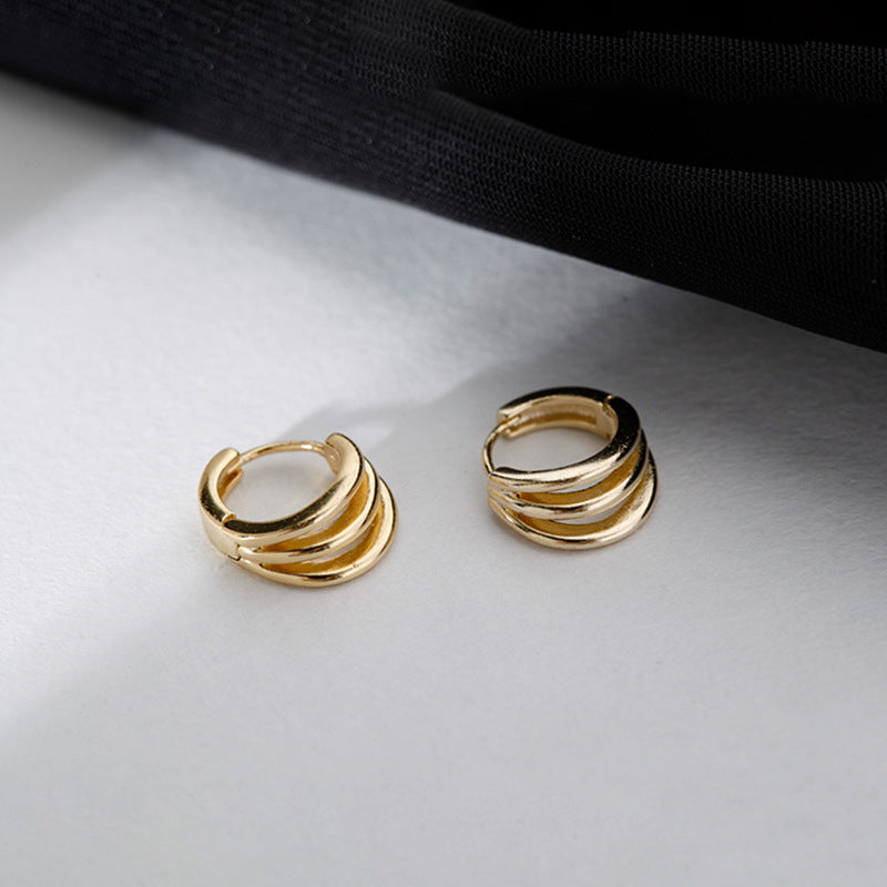 ピアス フープピアス レディース 女性用 アクセサリー 3連 商品画像5