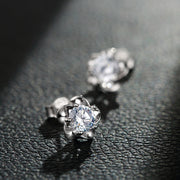 ピアス 両耳用 スタッドピアス アクセサリー レディース 女性 婦人 ラインストーン 花 フラワー 華奢 シンプル かわいい おしゃれ ギフト プレゼント 贈り物 ファッション雑貨