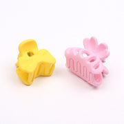 ヘアクリップ 6個セット 6色セット バンスクリップ 髪留め 子供用 キッズ 女の子 ヘアアクセサリー 髪飾り ヘアアレンジ まとめ髪 可愛い おしゃれ 花 リボン 蝶 カラフル 普段使い おでかけ 通園 通学