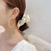 ピアス フープピアス アクセサリー レディース 女性 リング パール調 上品 かわいい おしゃれ プレゼント ギフト