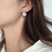 ピアス アクセサリー レディース 女性 女の子 ジュエリー 小物 スクエア 結び 四角 上品 おしゃれ シンプル かわいい お出かけ ギフト プレゼント