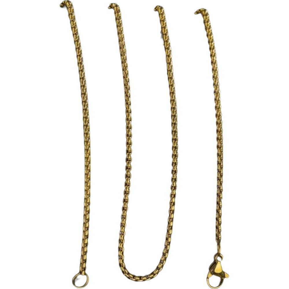 ネックレス ユニセックス メンズ レディース 男性 女性 ゴールド50cm×20mm バリエーション画像