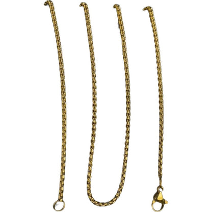 ネックレス ユニセックス メンズ レディース 男性 女性 ゴールド70cm×20mm バリエーション画像