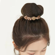 シュシュ ヘアゴム レディース ヘアアクセサリー 髪飾り 髪留め ヘアアレンジ まとめ髪 ラインストーン メッシュ シースルー