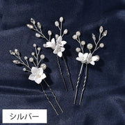 かんざし 簪 Uピン ヘアピン 3本セット ヘアアクセサリー レディース 髪留め 髪飾り フェイクパール フラワー お花 上品 入学 卒業 パーティー 和装 着物 ドレス U字 2本軸 おしゃれ かわいい 華やか ヘアアレンジ まとめ髪 結婚式 成人式 女性用 婦人用