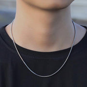 ネックレス メンズ 男性用 紳士用 レディース 男女兼用 ユニセックス アクセサリー シルバー シンプル おしゃれ かっこいい