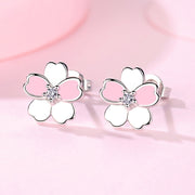 ピアス スタッドピアス レディース アクセサリー プレゼント 誕生日 シンプル 上品 かわいい 桜 花 フラワー ラインストーン 華奢 小ぶり ビジュー 宝石風 天然石風 ピンク シルバーカラー 普段使い お出かけ お呼ばれ 可愛い おしゃれ きれいめ 女性 彼女 妻 嫁 大人女子 婦人 ガールズ ギフト 贈り物 記念日 母の日 ホワイトデー クリスマス