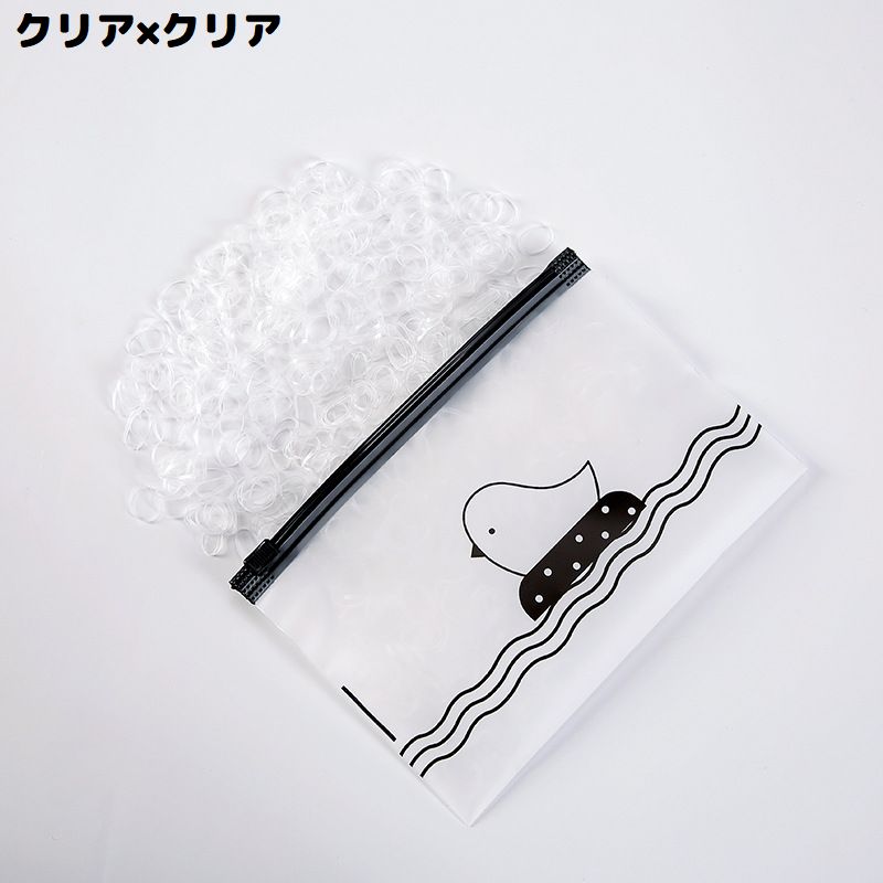 ヘアゴム 使い捨て 約1000本セット 収納ケース付 子供 女の子 商品画像3
