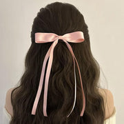 ヘアクリップ くちばしクリップ 単品 1個 レディース 女性 女子 女の子 ヘアアクセサリー 髪飾り 髪留め リボン ヘアアレンジ 三つ編み キュート フェミニン かわいい お洒落 シンプル フォーマル お呼ばれ 上品 無地 単色