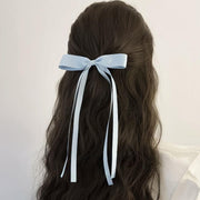 ヘアクリップ くちばしクリップ 単品 1個 レディース 女性 女子 女の子 ヘアアクセサリー 髪飾り 髪留め リボン ヘアアレンジ 三つ編み キュート フェミニン かわいい お洒落 シンプル フォーマル お呼ばれ 上品 無地 単色
