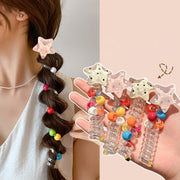 コイルアップポニー タイトポニー レディース 女性 ヘアアクセサリー ファッション雑貨 スプリングゴム ビーズ カラフル ポップ 透明 カジュアル ポップ 可愛い キュート ガーリー おしゃれ