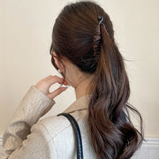 バナナクリップ 単品 ヘアクリップ レディース 女性 婦人 ヘアアクセサリー 髪留め 髪飾り ヘアアレンジ まとめ髪 ポニーテール 無地 単色 シンプル かわいい おしゃれ