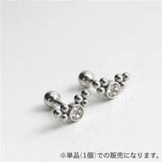 ボディピアス ストレートバーベル 単品 1個 レディース メンズ ユニセックス アクセサリー 軟骨 耳たぶ イヤーロブ ヘリックス トラガス セカンドピアス 女性 男性 婦人 紳士 ファッション小物 プレゼント ギフト