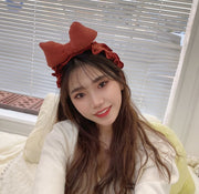 カチューシャ レディース ヘアアクセサリー 髪飾り 髪留め ヘアアレンジ リボン 大きめ フリル ガーリー 可愛い おしゃれ 女性用 女の子 お出掛け