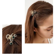 バンスクリップ ヘアクリップ ミニクリップ レディース 女性 ヘアアクセサリー ラインストーン フェイクパール キラキラ 華やか ヘアアレンジ まとめ髪 髪飾り おしゃれ かわいい 婦人用 ファッション小物