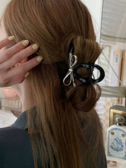 バンスクリップ ヘアクリップ 韓国 レディース シンプル おしゃれ 可愛い トレンド カチモリ ヘアアクセサリー まとめ髪