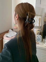 バンスクリップ ヘアクリップ 韓国 レディース シンプル おしゃれ 可愛い トレンド カチモリ ヘアアクセサリー まとめ髪