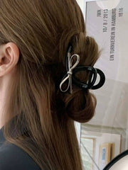 バンスクリップ ヘアクリップ 韓国 レディース シンプル おしゃれ 可愛い トレンド カチモリ ヘアアクセサリー まとめ髪