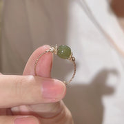 指輪 オープンリング レディース 女性 アクセサリー ゴールドカラー ビーズ 一粒 シンプル お洒落 可愛い ファッション小物