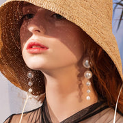ピアス スタッドピアス アクセサリー レディース 女性 パール調 おしゃれ 耳飾り 大ぶり 揺れる ギフト プレゼント 上品 きれいめ かわいい