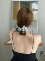 リボンシュシュ Y2K 韓国 レディース ヘアゴム 髪ゴム シンプル おしゃれ 可愛い トレンド カチモリ ヘアアクセサリー 韓国っぽ 髪飾り まとめ髪