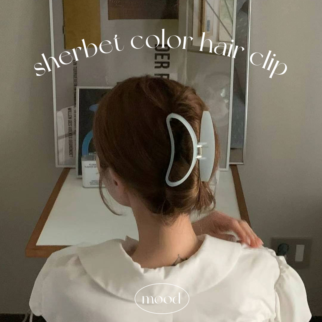 バンスクリップ ヘアクリップ 韓国 レディース シンプル おしゃれ 可愛い トレンド カチモリ ヘアアクセサリー 韓国っぽ シャーベットカラー まとめ髪 髪飾り