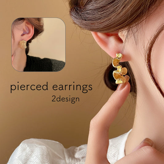 ピアス ハーフフープ レディース 女性 アクセサリー アクセ 商品画像