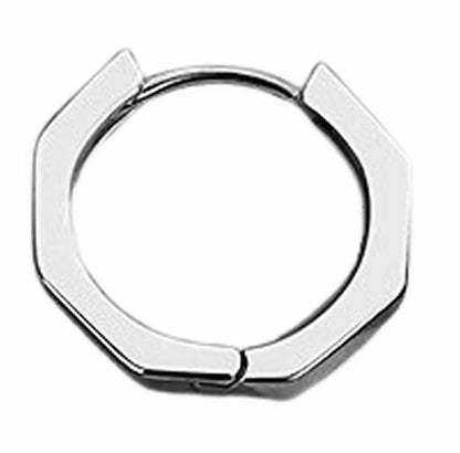 リングピアス 片耳 単品 1個 フープピアス スタッドピアス 332シルバー12mm バリエーション画像