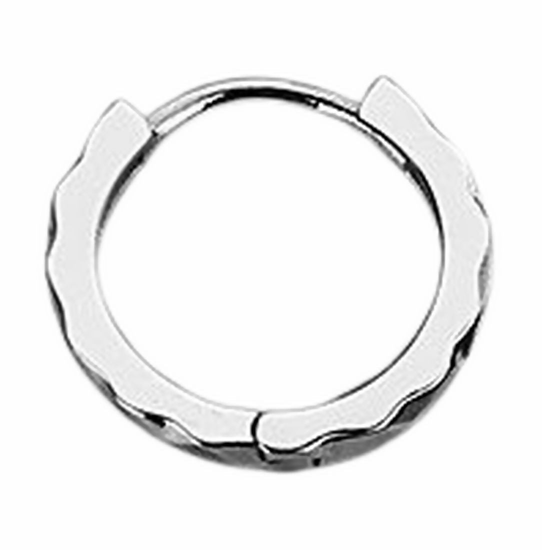 リングピアス 片耳 単品 1個 フープピアス スタッドピアス 690シルバー12ｍｍ バリエーション画像