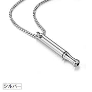 ペンダント ネックレス リラックス メンズ レディース 男女兼用 5cm アクセサリー リラクゼーション ヨガ 深呼吸 不安解消 ストレス解消 瞑想