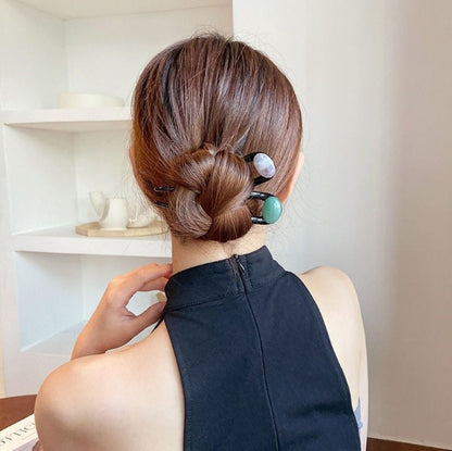 U字かんざし U字簪 Uコーム レディース 女性 ヘアアクセサリー 商品画像2