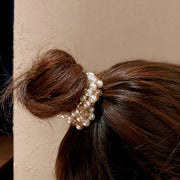 ヘアゴム 髪ゴム 単品 レディース ヘアアクセサリー 髪留め 髪飾り まとめ髪 フェイクパール ラインストーン ヘアアレンジ 女性 キッズ 女の子 子供 派手 可愛い おしゃれ ポニーテール ロングヘア セミロング 普段使い デイリー 外出 お出掛け