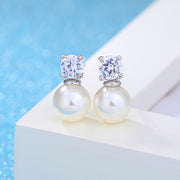 ピアス レディース アクセサリー 女性用 スタッドピアス フェイクパール ラインストーン きれいめ 上品 おしゃれ ギフト プレゼント