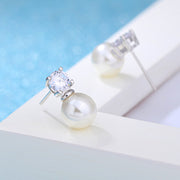ピアス レディース アクセサリー 女性用 スタッドピアス フェイクパール ラインストーン きれいめ 上品 おしゃれ ギフト プレゼント